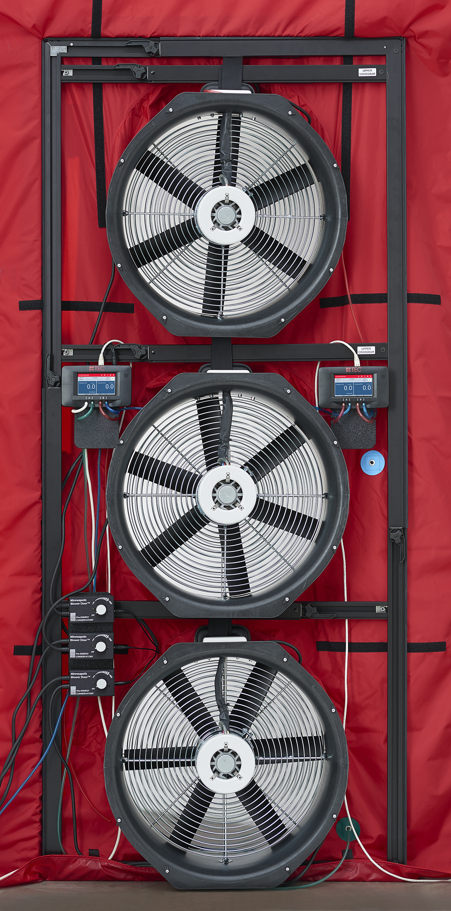 Minneapolis Blower Door™ System: 3-Fan System (with DG-1000s) Image